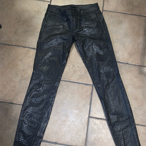 Bebe leatherette snake print pants - Picture 2 of 5